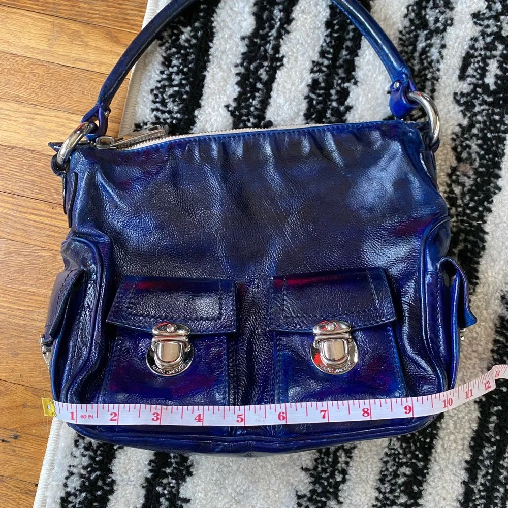 Marc Jacobs Blue Leather Bag - Picture 3 of 9